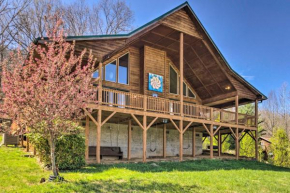 Burnsville Cabin with Wraparound Deck and Mtn View!
